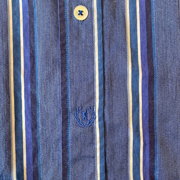 Bugatchi Uomo‎ Classic Fit Men’s XXL Blue Long Sleeve Button Shirt - Picture 5 of 7
